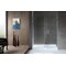 Anzzi Consort 60" x 72" Frameless Hinged Alcove Shower Door, Brushed Nickel SD-AZ07-01BN - alternate 2